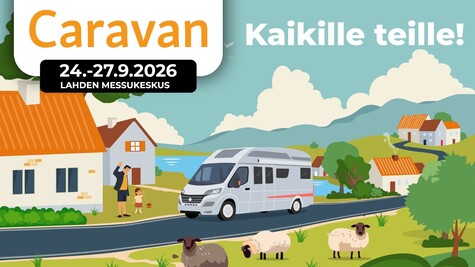 Nettikaravaani on mukana Lahden Caravan-messuilla syyskuussa