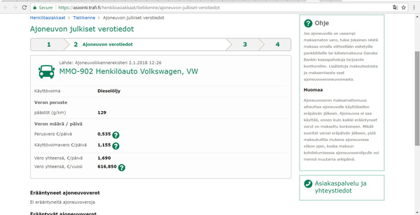 Tiesitkö, mistä tulee energiamerkintä ja ajoneuvoveron määrä?